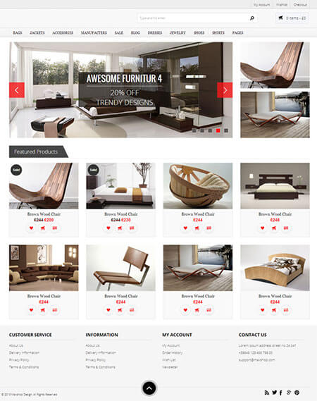 Thiết kế web bán hàng đồ trang trí nội thất