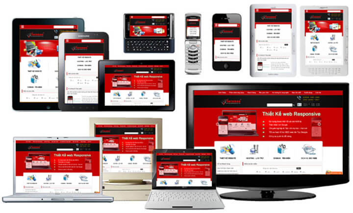 Thiết kế web bán hàng công nghệ điện thoại – thiết kế web Panpic