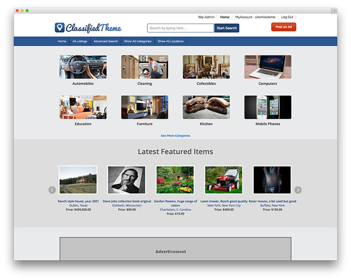 Làm website mua bán rao vặt với thiết kế web Panpic