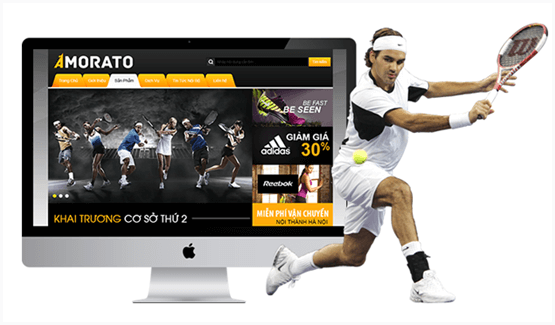 Tăng doanh thu với thiết kế web đồ thể thao