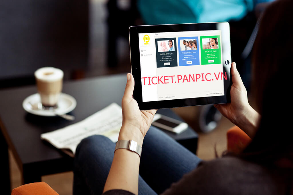 Hệ thống hỗ trợ support Panpic - Mở ticket yêu cầu hỗ trợ