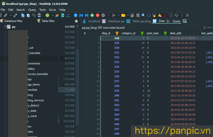 Hướng Dẫn Quản Lý Cơ Sở Dữ Liệu MySQL Sử Dụng HeidiSQL