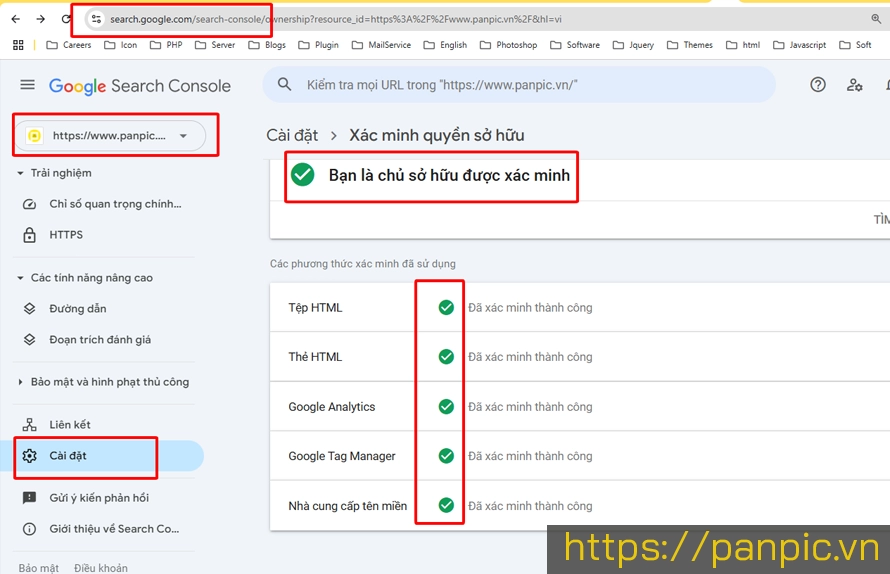 Hướng Dẫn Cách Xác Minh Quyền Sở Hữu Website Trong Google Search Console