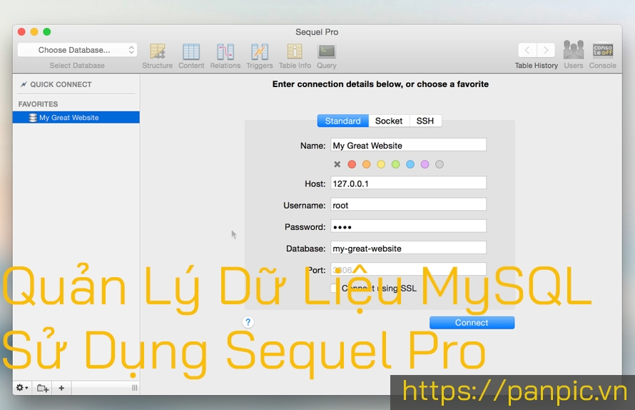 Hướng Dẫn Quản Lý Cơ Sở Dữ Liệu MySQL Sử Dụng Sequel Pro