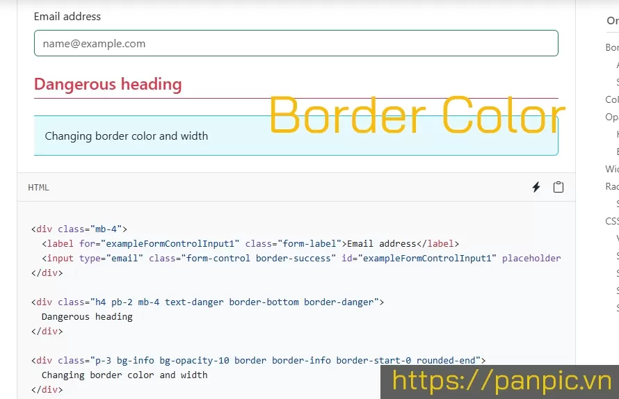 CSS Border Color