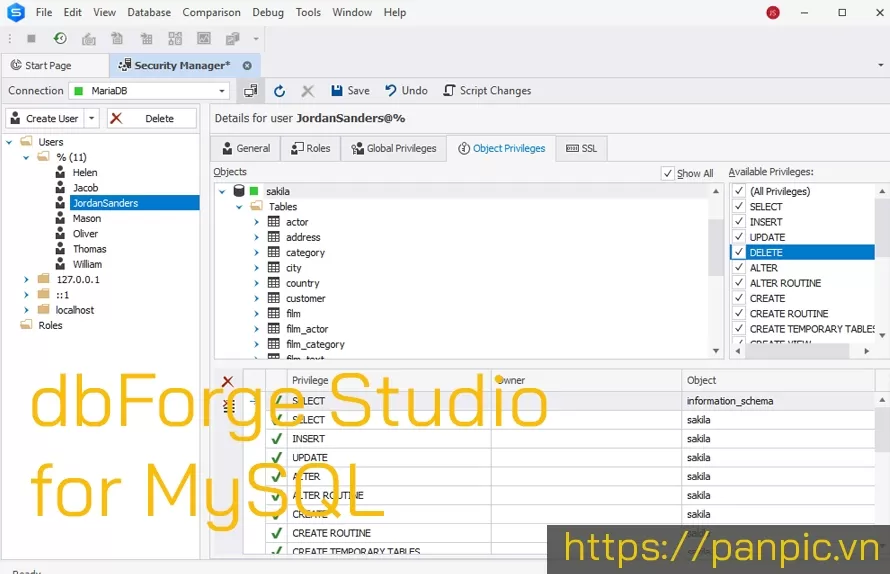 Quản Lý Cơ Sở Dữ Liệu MySQL Database Sử Dụng DBForge Studio